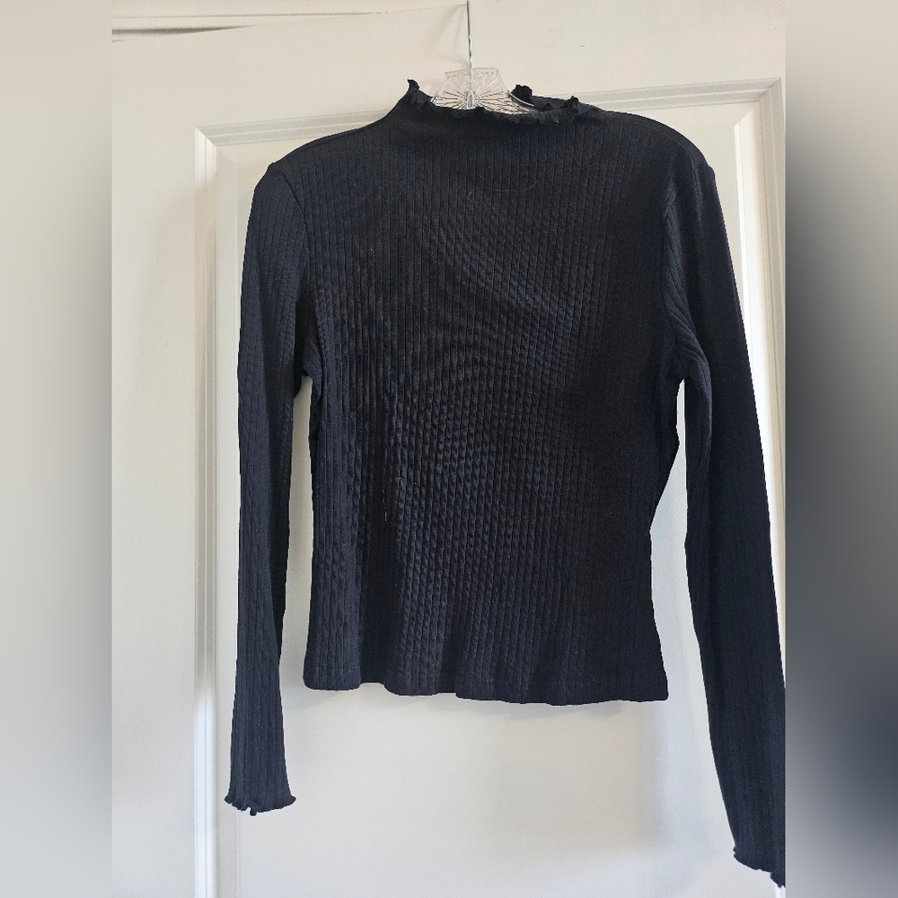 Black Knit Top
